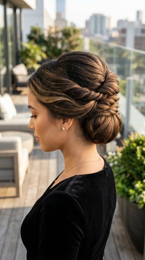 The Twisted French Pleat