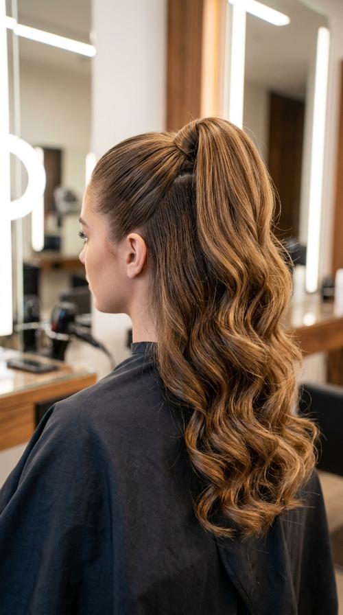 The Ultra-Sleek High Ponytail