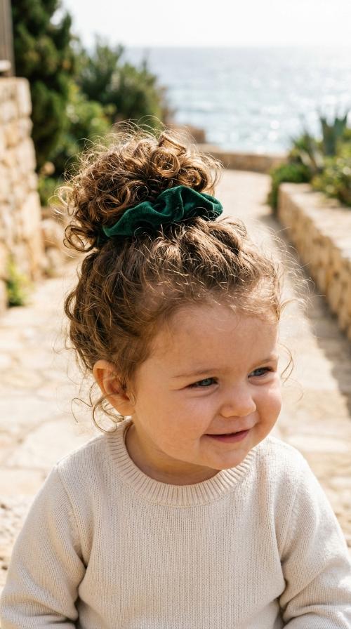 The Velvet Scrunchie Bun