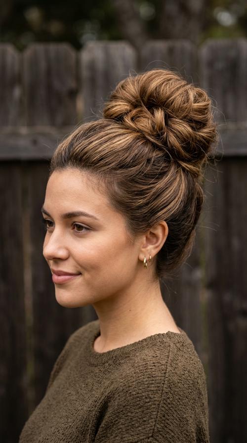 The Voluminous Sock Bun