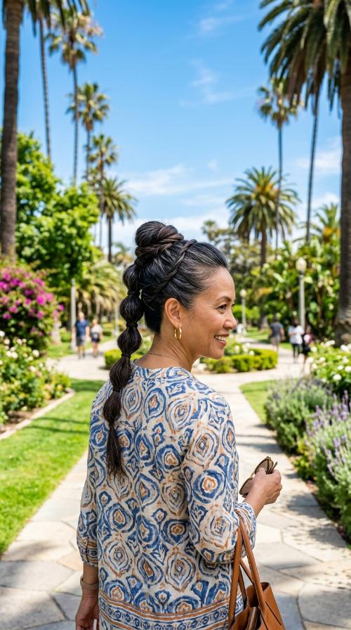 The Wrapped Bubble Braid Updo