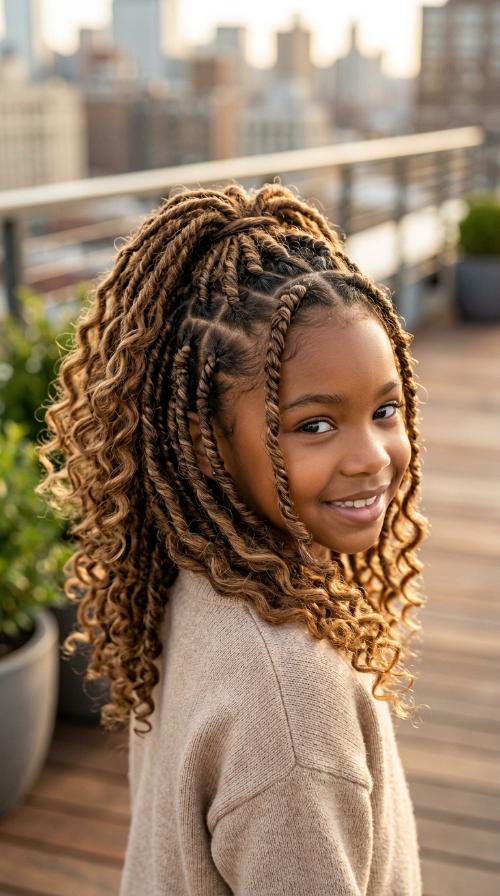 Thin Interlocks for Children at Neck Length