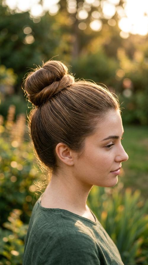 Tight Ballerina Bun