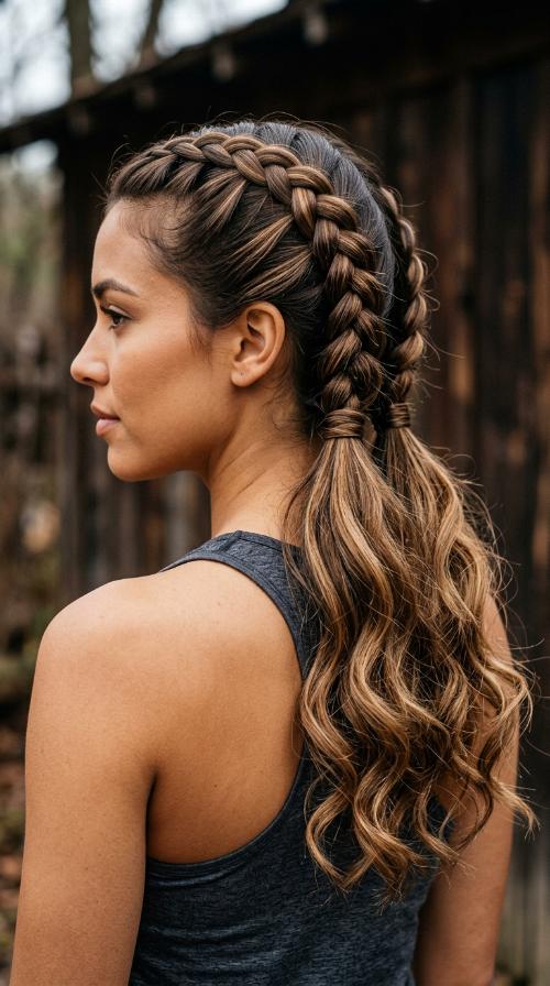 Tight Dutch Braids