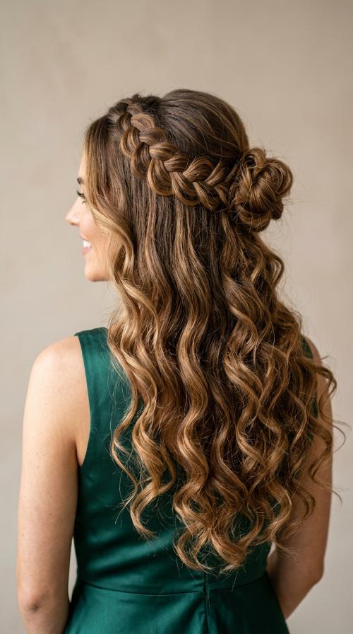Top Knot for Emerald Green
