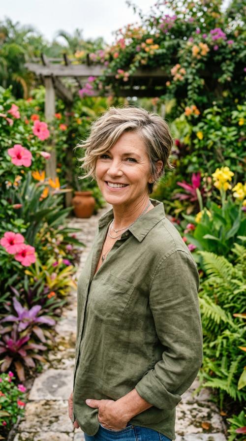 Tousled Side-Swept Crop