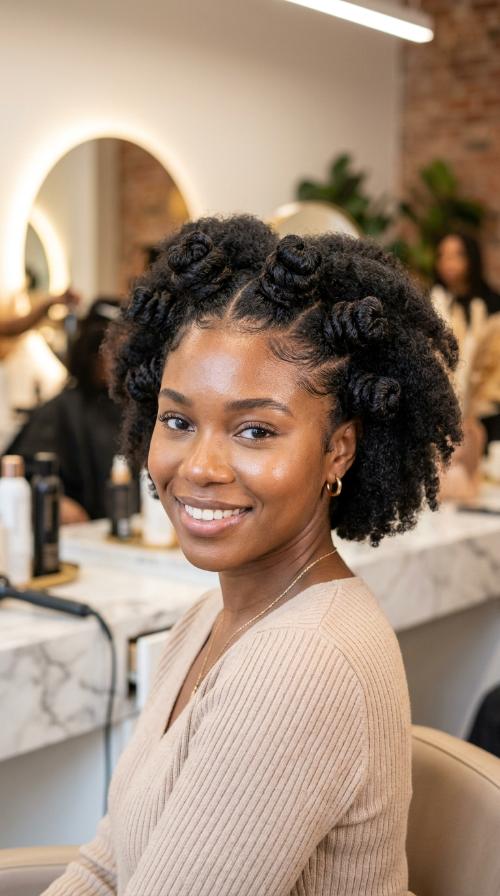 Traditional Bantu Knots
