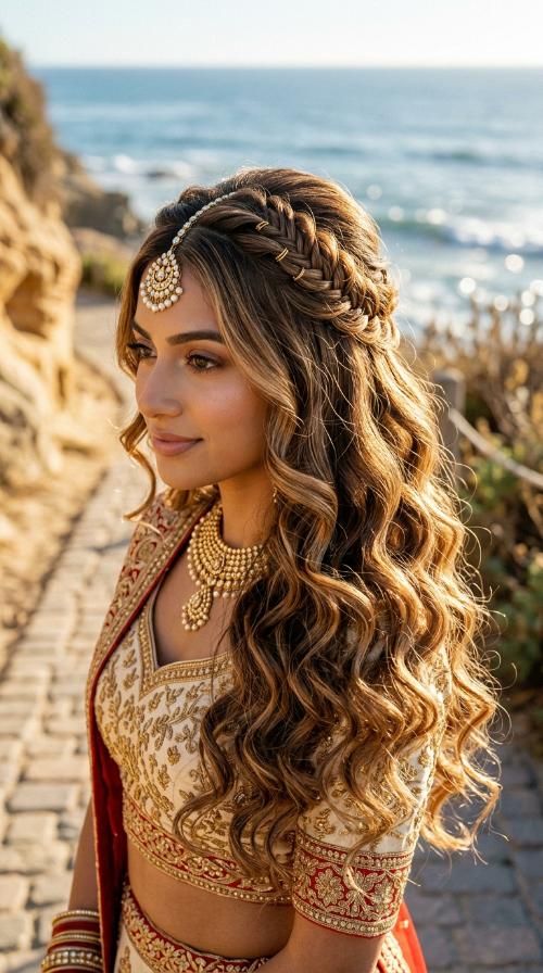 Traditional Matha Patti Curls