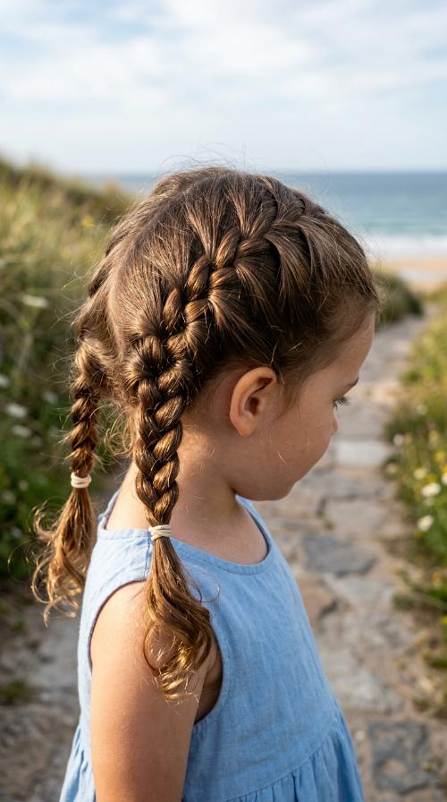 Traditional Pigtail Braids