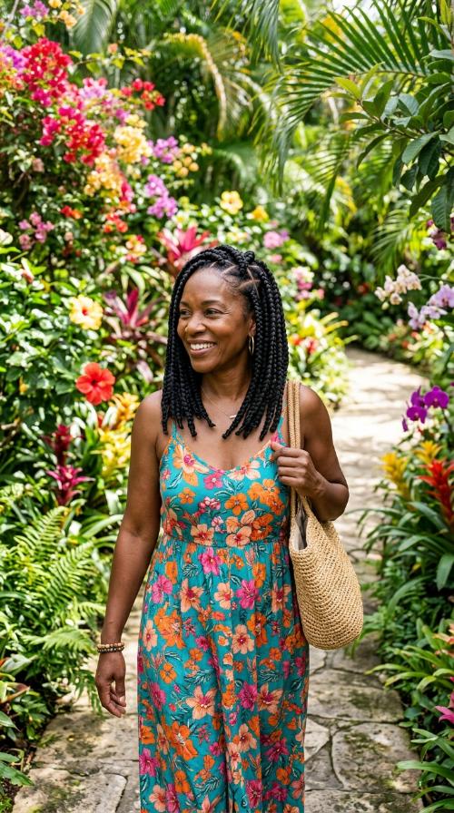 Triangle Part Jumbo Box Braids