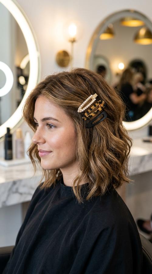 Triple Stacked Barrettes