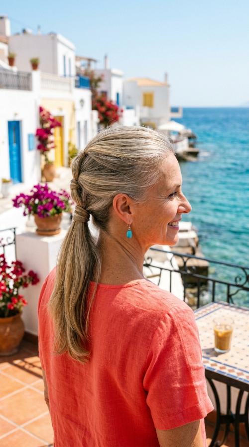 Triple Tucked Ponytail