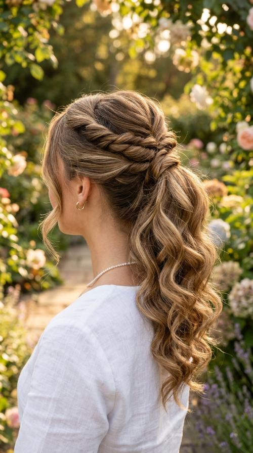 Triple Twisted Ponytail