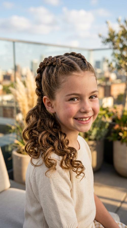 Triple Twisted Ponytail