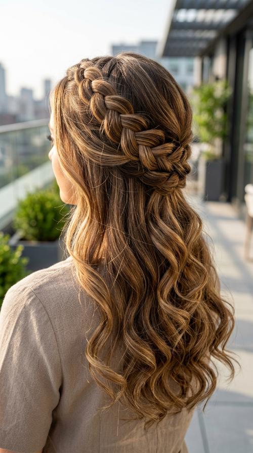 Tucked Dutch Braid