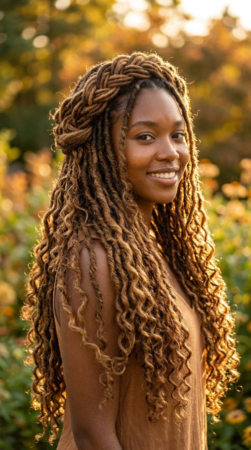 Tucked Halo Crown