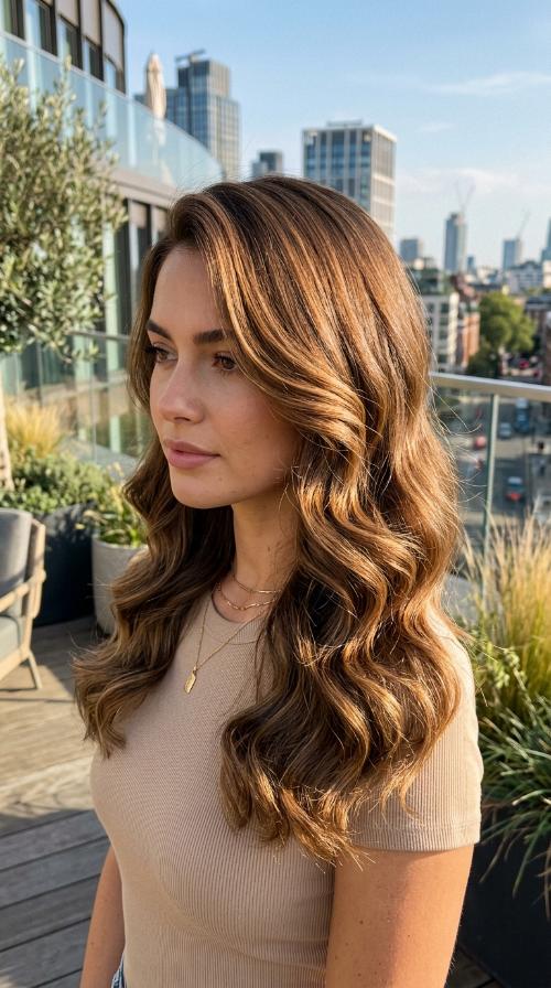 Tucked Side Part