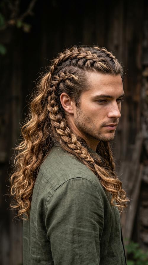 Twin French Braids