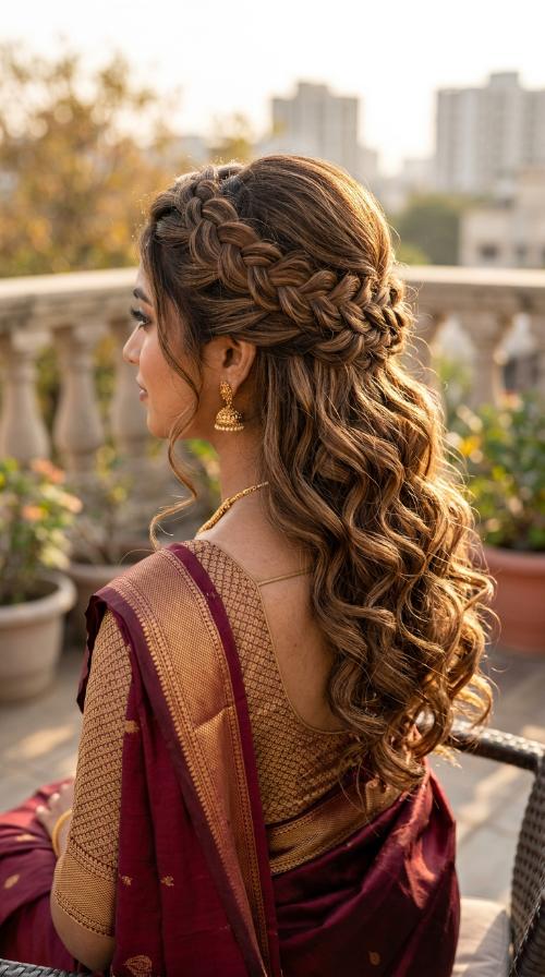 Twisted Crown Braid Updo