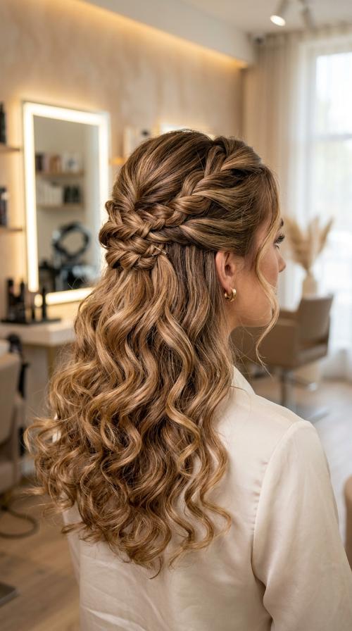 Twisted Half-Up Knots