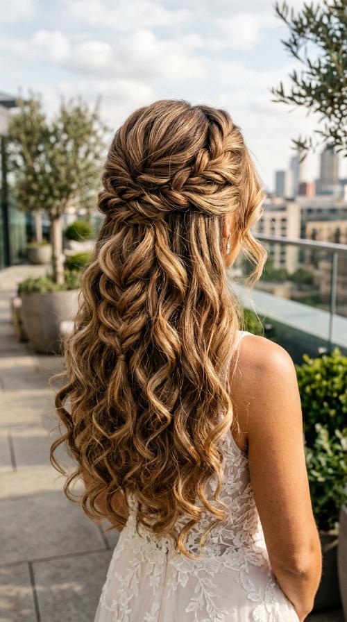Twisted Half-Up Style