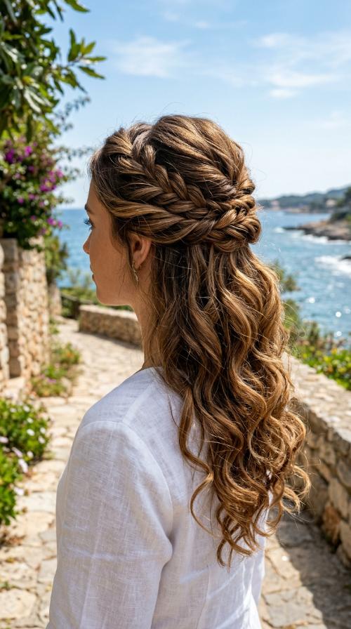 Twisted Half-Updo