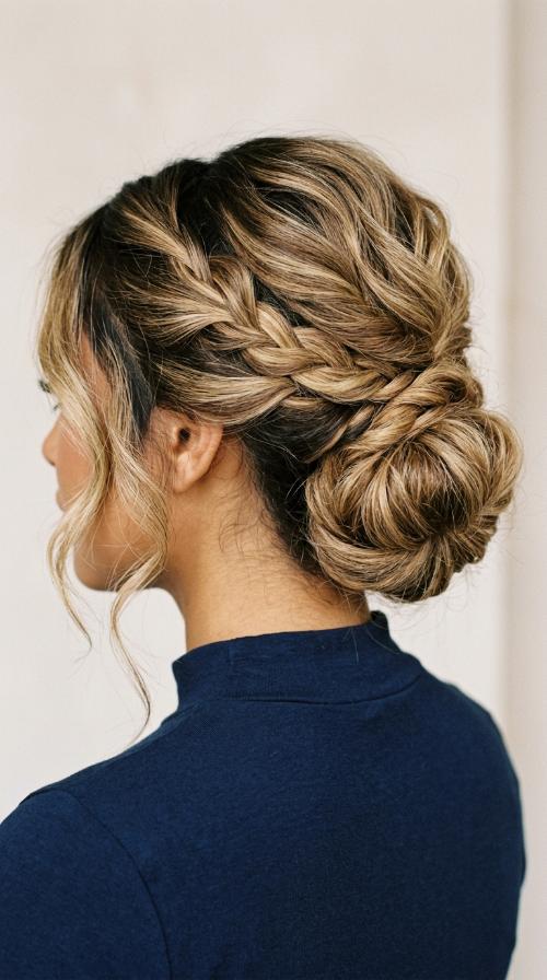 Twisted Low Chignon