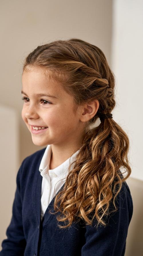 Twisted Low Ponytail