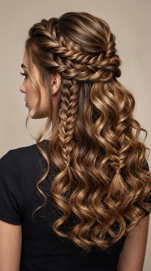 Twisted Rope Half-Up