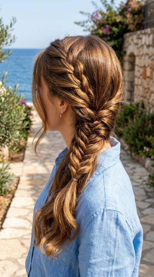 Twisted Side Braid