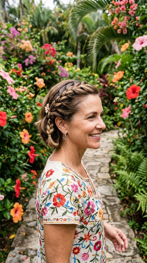 Twisted Side Braids