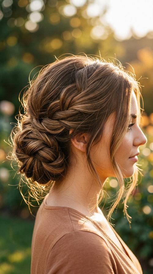 Twisted Side Bun