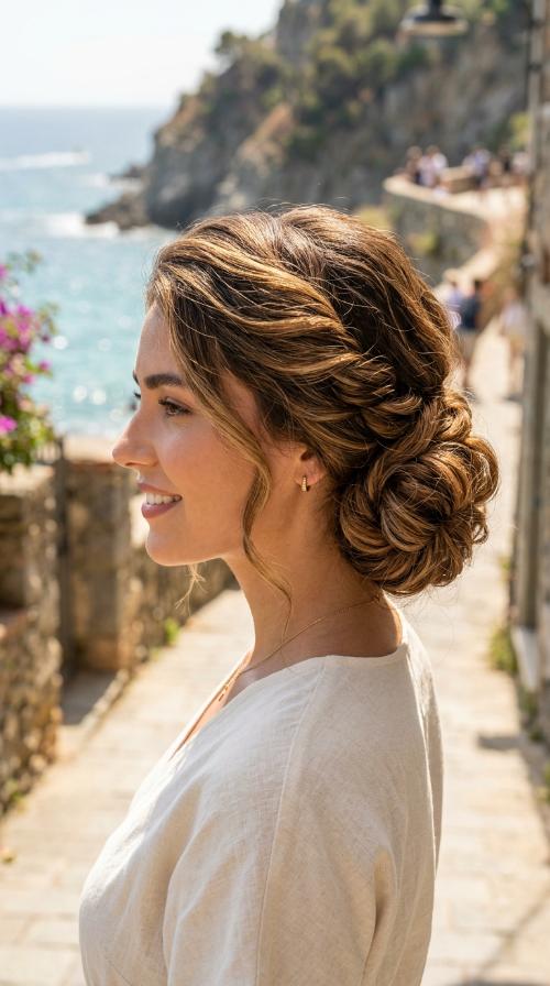 Twisted Side Bun