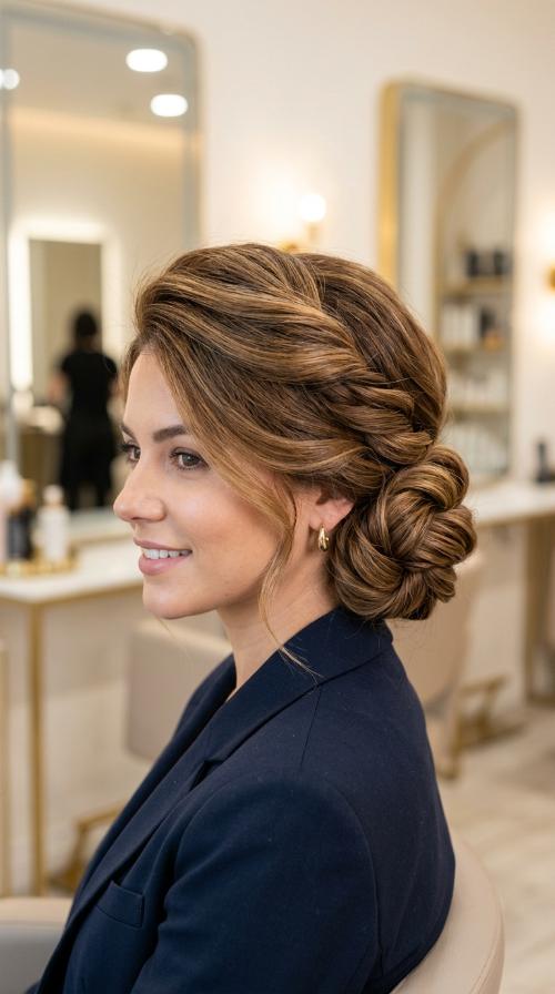 Twisted Side Bun