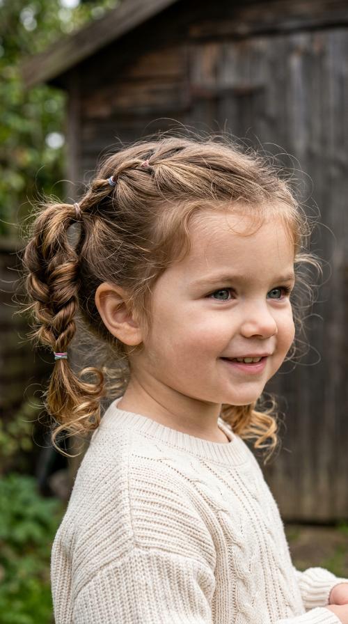 Twisted Side Pigtails