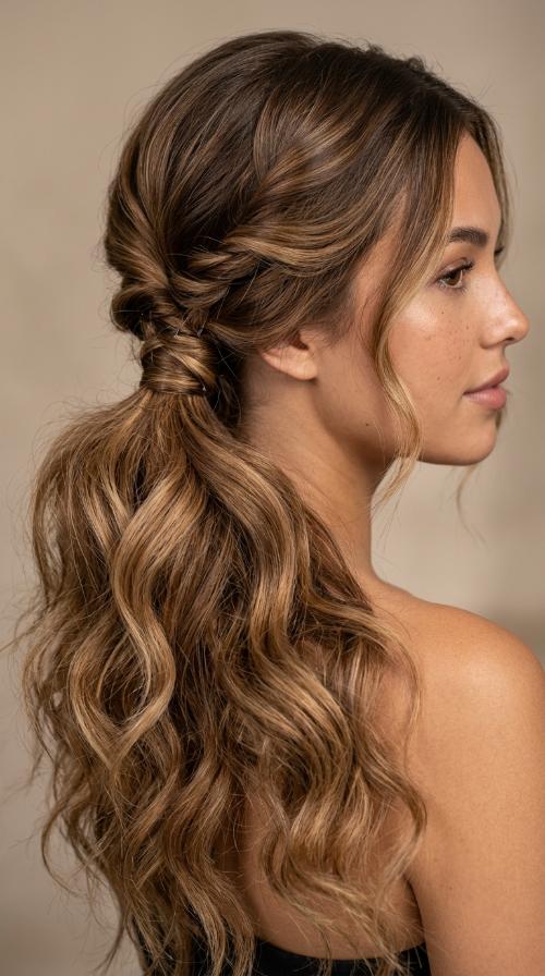 Twisted Side Ponytail