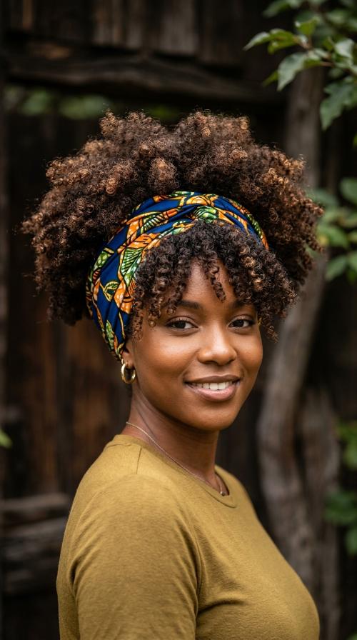 Type 4C Headwrap Style