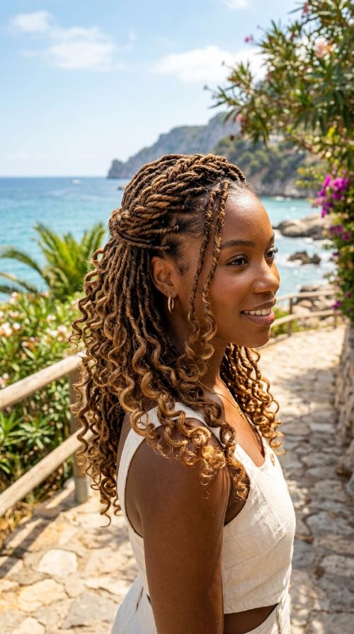 Uniform Small Locs for Young Adults at Neck Length