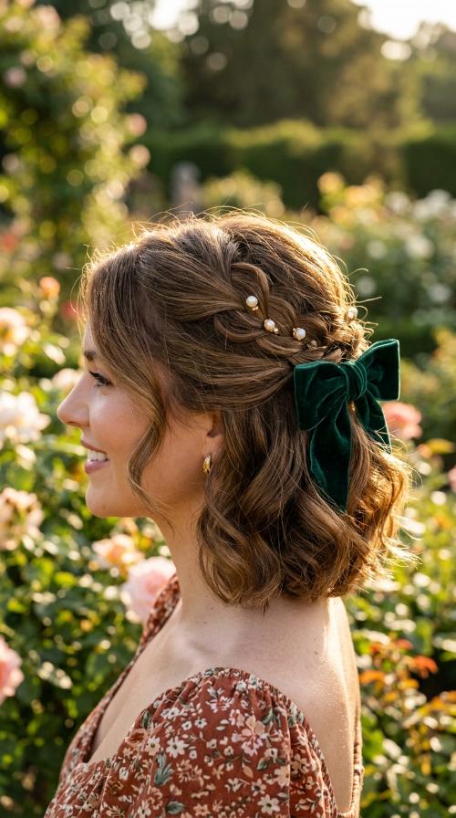 Velvet Bow Accent