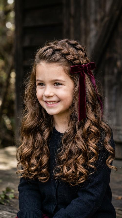 Velvet Bow Half-Up