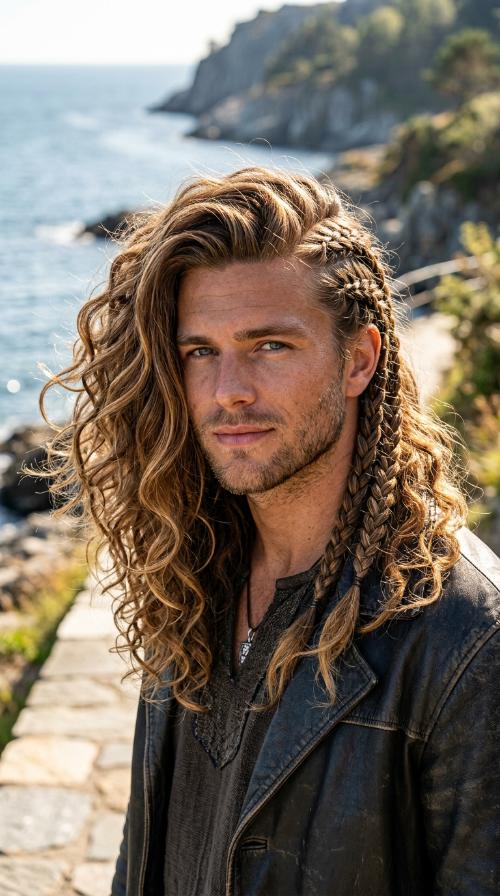 Viking Style Side Braids