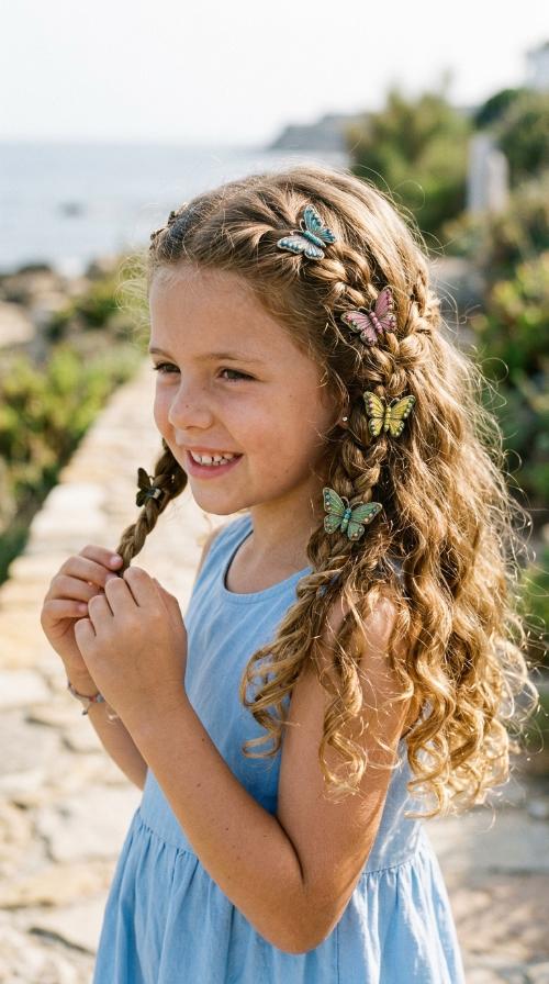 Vintage Butterfly Clips