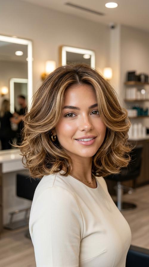 Voluminous 90s Bob