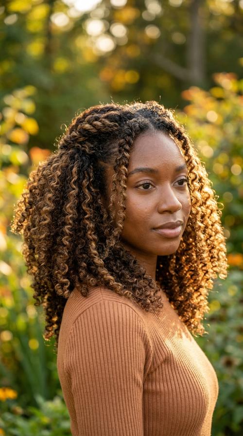 Voluminous Braid-Out