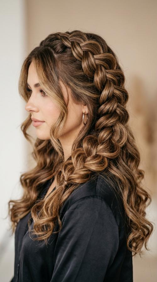 Voluminous French Braid