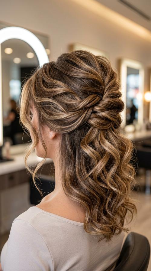 Voluminous French Twist