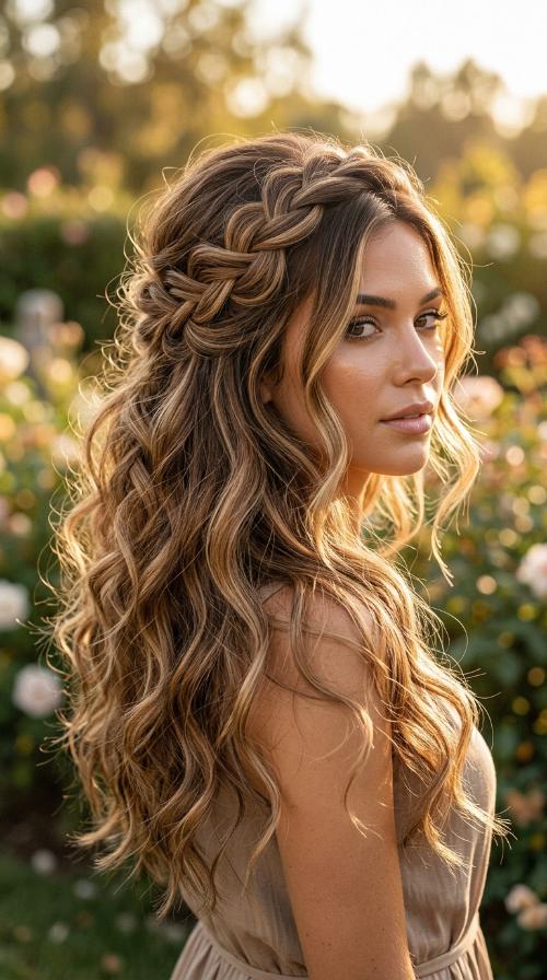 Voluminous Half-Down Look