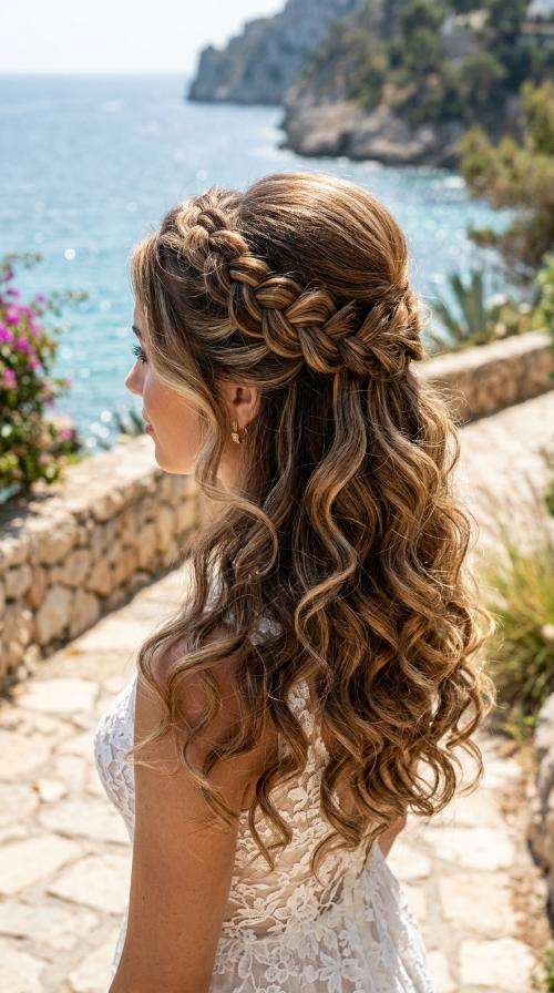 Voluminous Half-Up Bouffant