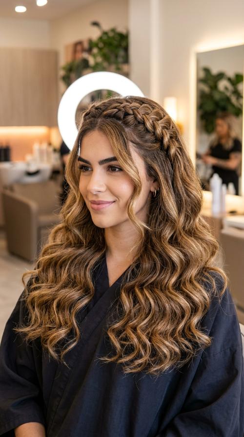 Voluminous Headband Look