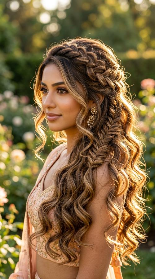 Voluminous Hollywood Curls